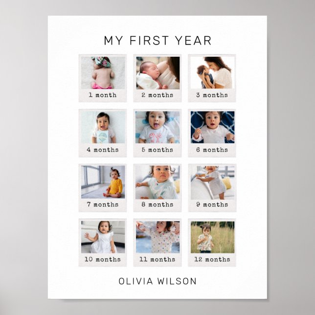 Mitt första år Poster (Framsidan)