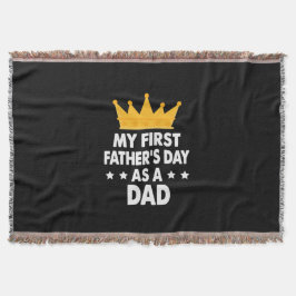 Mitt första Fars dag som Pappa 2021 Filt