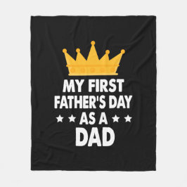 Mitt första Fars dag som Pappa 2021 Fleecefilt