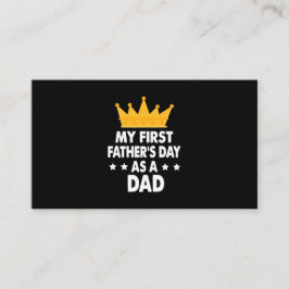 Mitt första Fars dag som Pappa 2021 Visitkort