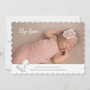 Mitt första foto H Fotofödelsemeddelande Meddelande