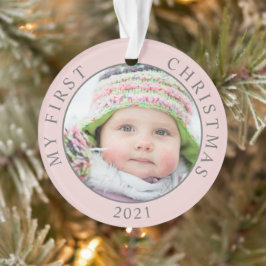 Mitt första julfoto Baby med år