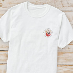 Mitt första julfoto hemma - Modern Pet Photo T Shirt