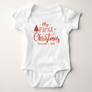 Mitt första julnamn Baby 1:a Julafton T Shirt