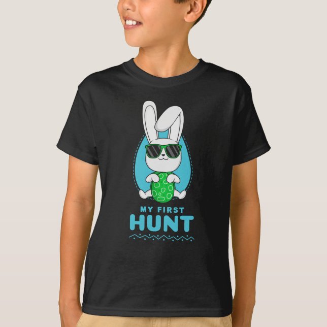 Mitt första Påskägg Hunt T Shirt (Framsida)