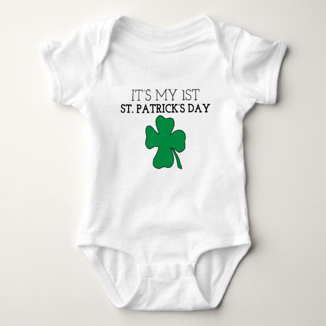 Mitt första St. Patrick's Day St. Patrick's Day Gr T Shirt (Framsida)