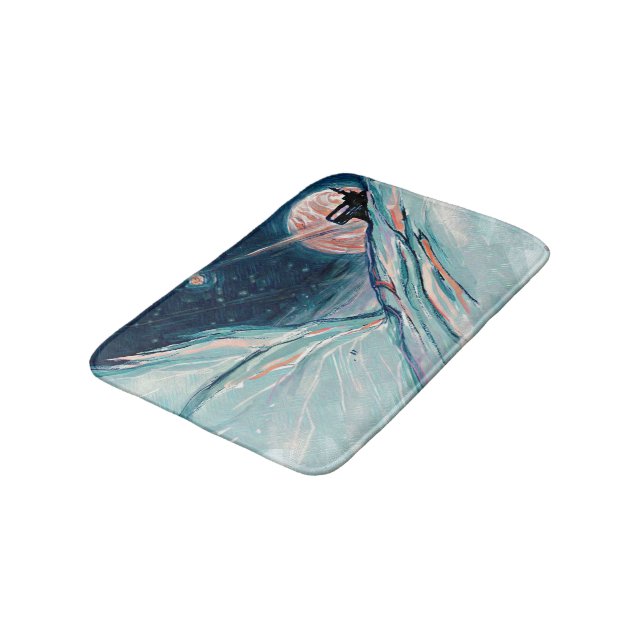 Mitt framtida hem i rymden badrumsmatta (Vinklad)