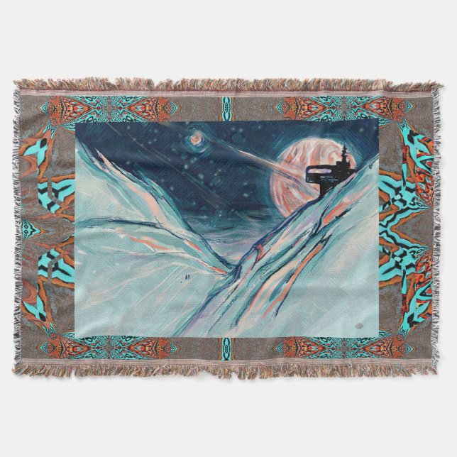 Mitt framtida hem i rymden filt (Framsidan)