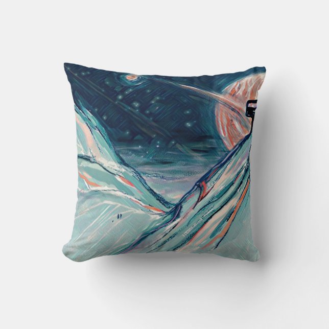 Mitt framtida hem i rymden kudde (Framsida)