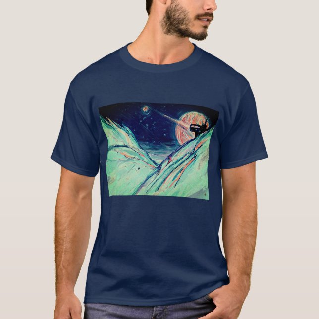 Mitt framtida hem i rymden T-Shirt (Framsida)