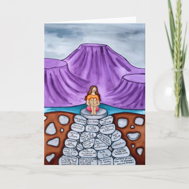 Mitt fundament av inre-styrka kort (Framsida)