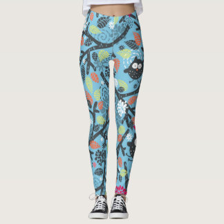 Mitt galna uggla-husdjur leggings