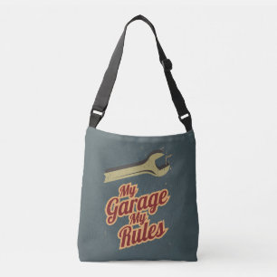 Mitt garage min regler axelväska