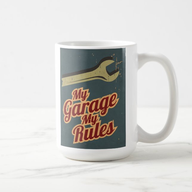 Mitt garage min regler kaffemugg (Höger)