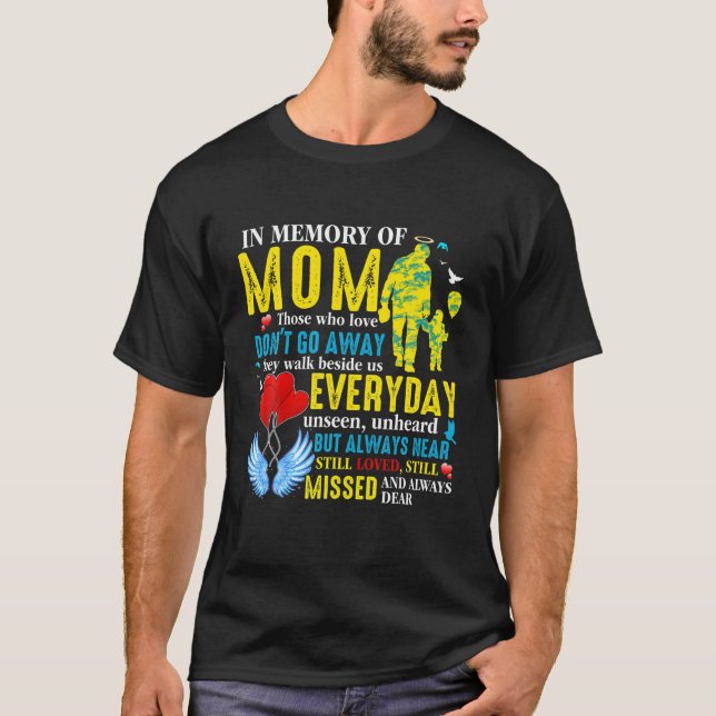 Mitt garde i Himlen i Mamma i Mamma T Shirt (Framsida)