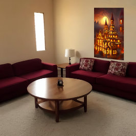 Mitt gingerbröd hemma i helvetet | AI Art Poster