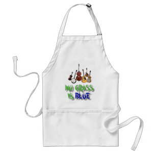 MITT GRÄS ÄR BLUE-APRON FÖRKLÄDE