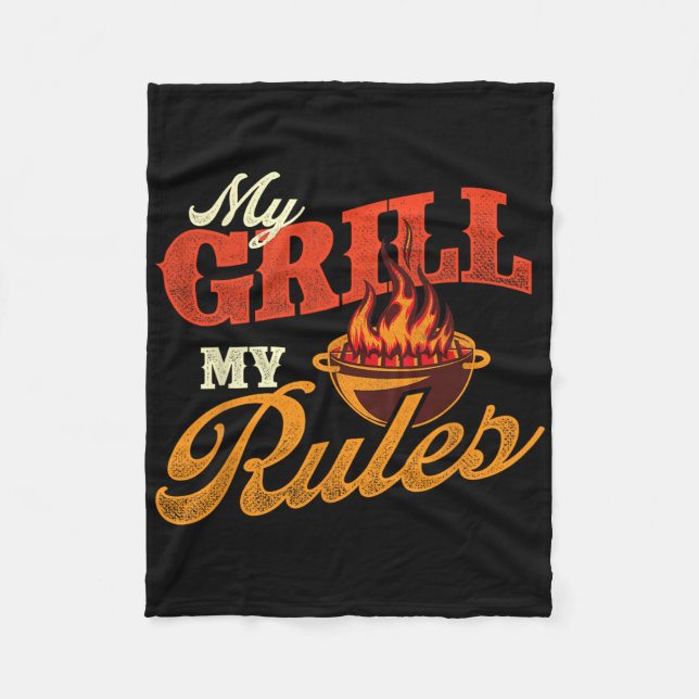 Mitt grill Regler - Pitmaster Byrbecue Grilling Sm Fleecefilt (Framsidan)