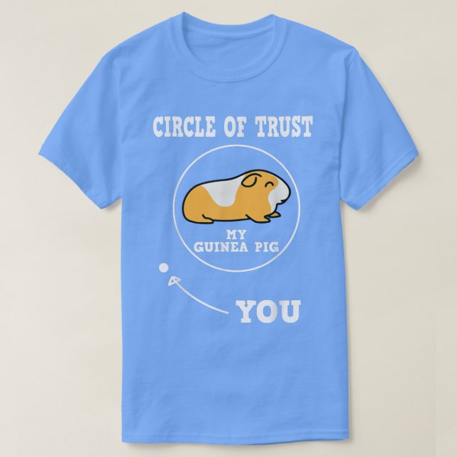 Mitt Guinea Gris Circle Trust Funny Hårig Potato P T Shirt (Design framsida)