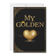 Mitt gyllene hjärthjärthjärthjärtans dagskort