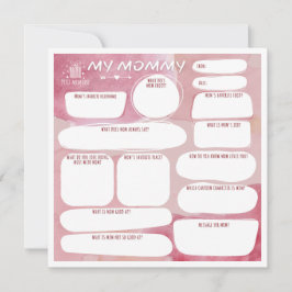 Mitt hälsningskort för mamma_personlig tack kort