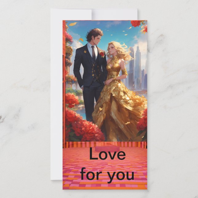 Mitt hälsningskort kärlek 💕 julkort (Framsida)