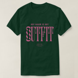 "Mitt hår är min outfit" Hår kärlek Grafisk Tee