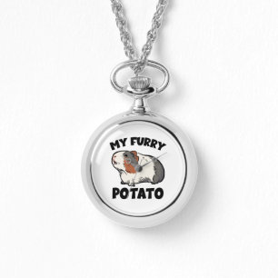 Mitt hårig potatispärla gris armbandsur