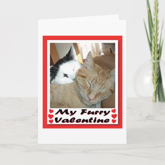 Mitt Hårig Valentine Helgkort (Framsida)