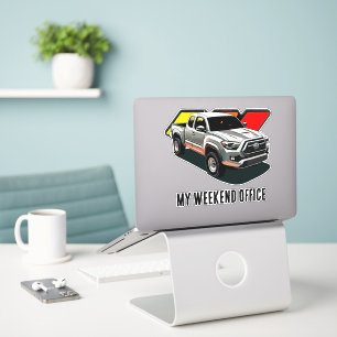 Mitt Helg Office Tacoma Offroad-Pickup Klistermärken