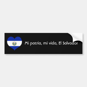 Mitt hemland, mitt liv, El Salvador Bildekal