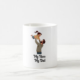 Mitt Hero, Pappa - Far Dag Gift-design Kaffemugg