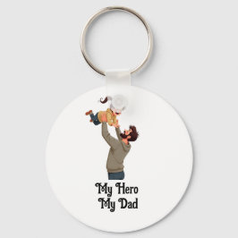 Mitt Hero, Pappa - Far Dag Gift-design Nyckelring