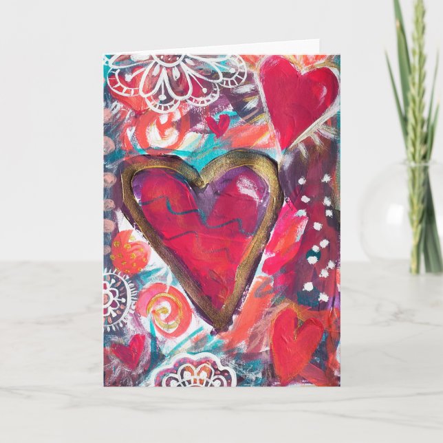 Mitt hjärta, 080814 tack kort (Framsida)