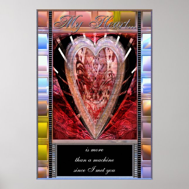 Mitt hjärta-Anpassade Poster (Framsidan)