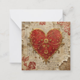 Mitt hjärta  anteckningskort