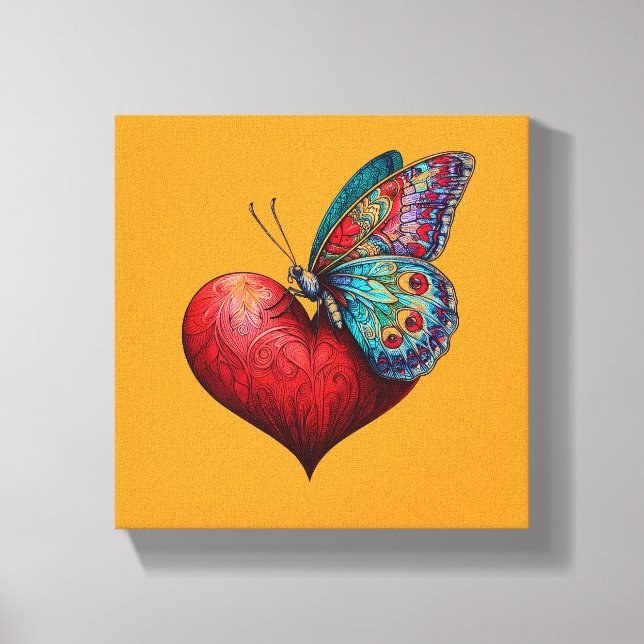 Mitt hjärta är ditt canvastryck (Framsida)