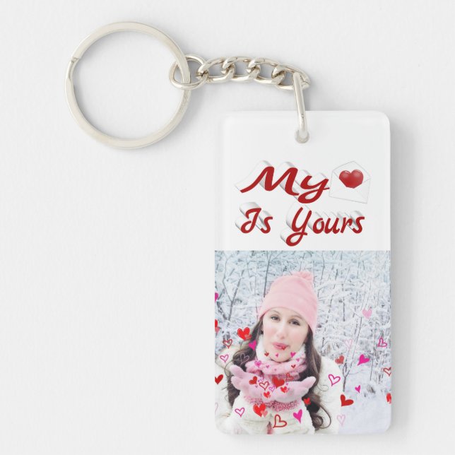 Mitt hjärta är ditt foto från Valentines day (Framsidan)