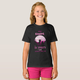 Mitt hjärta är ditt och kommer alltid att vara dit t shirt