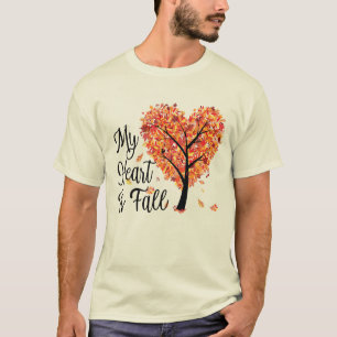 Mitt hjärta är Fallljusskjorta T Shirt