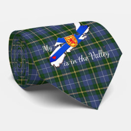 Mitt hjärta är i dalen Nova Scotia tie tartan Slips