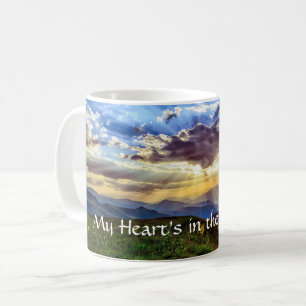 Mitt hjärta är i högländerna kaffemugg