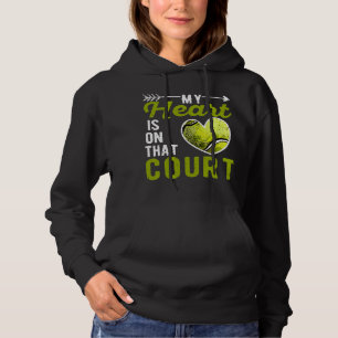 Mitt hjärta är inne på den där domstolen tennis Bo T Shirt