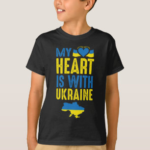 Mitt hjärta är med Ukraina T Shirt