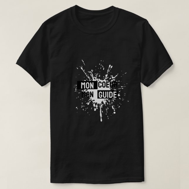 Mitt hjärta är min guide t shirt (Design framsida)