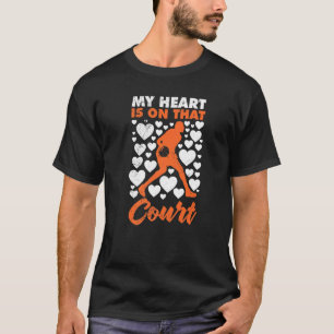 Mitt hjärta är på den där fotbollsspelaren för mig t shirt