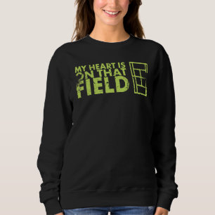 Mitt hjärta är på den planen för tennisföräldrar t shirt