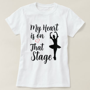 Mitt hjärta är på den scenen t shirt