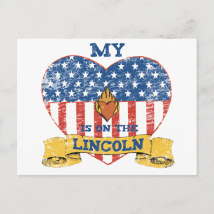 Mitt hjärta är på Lincoln Vykort