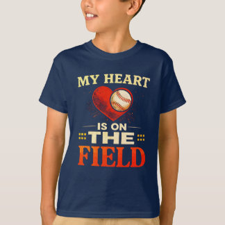 Mitt hjärta är på planen t shirt